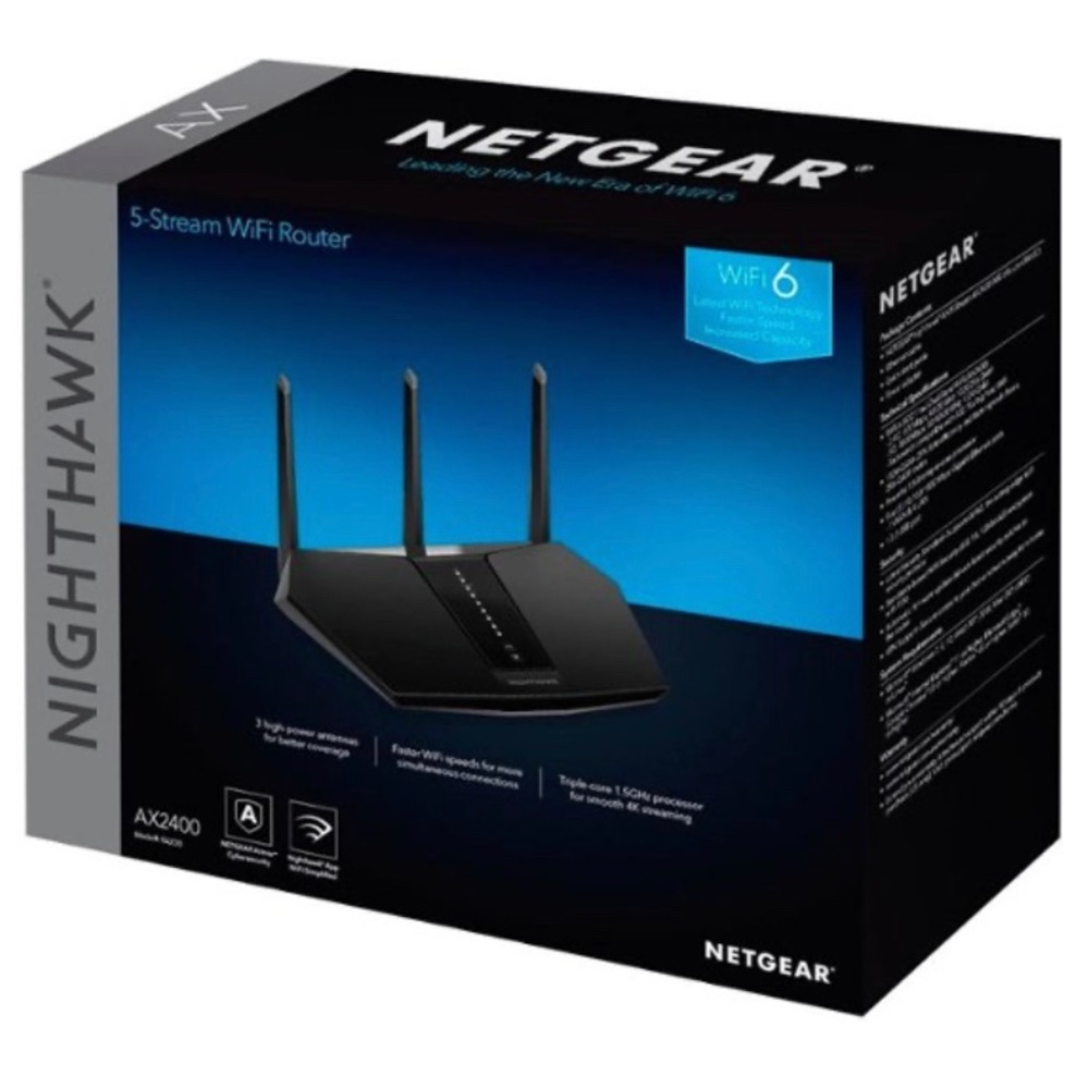 NIGHTHAWK ROUTER- AX2400 DUAL-BAND Wi-Fi